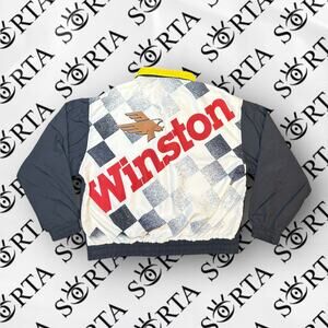 VTG 1990s NASCAR Winston Racing Lightwear Windbreaker Jacket